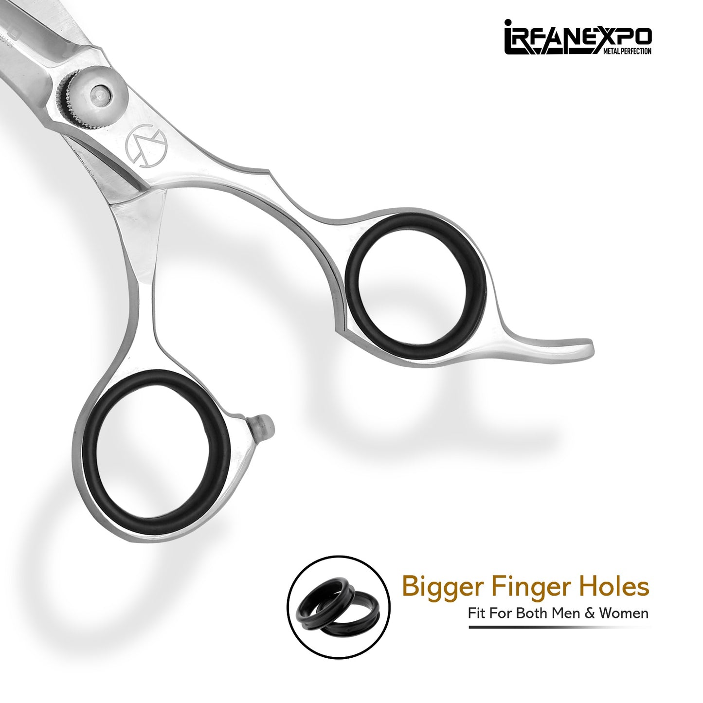 Premium Professional Barber Scissors – Stainless Steel Hair Cutting Shears with Leather Case