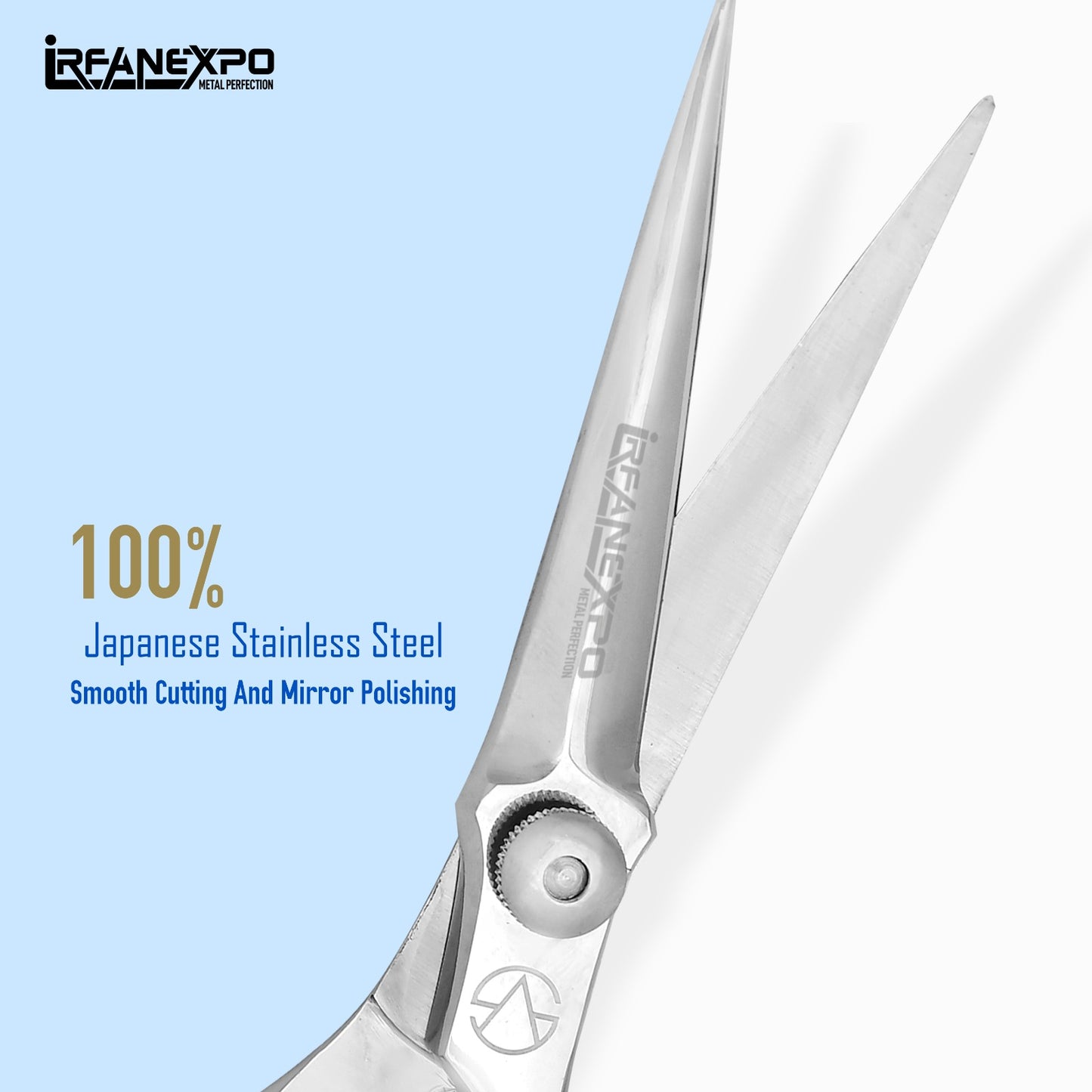 Premium Professional Barber Scissors – Stainless Steel Hair Cutting Shears with Leather Case